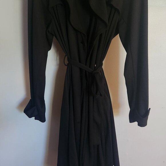 Fit and Flare Double-breasted Military style coat - Picture 7 of 8